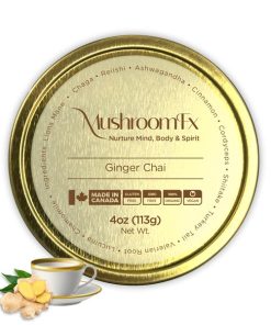 Ginger Tea – 7 Mushrooms – MushroomFx – 20 Servings
